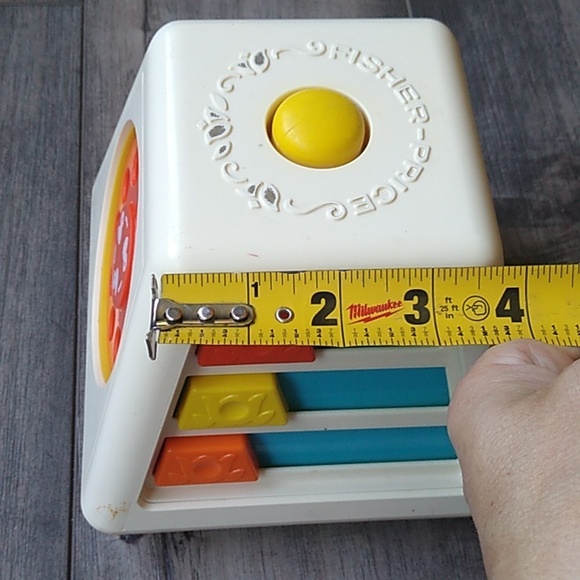 Fisher Price Quaker Oats Turn and Learn Vintage Busy Box Infant Toy 1978 #156 - Picture 12 of 12